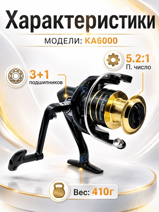 Катушка для рыбалки карповая