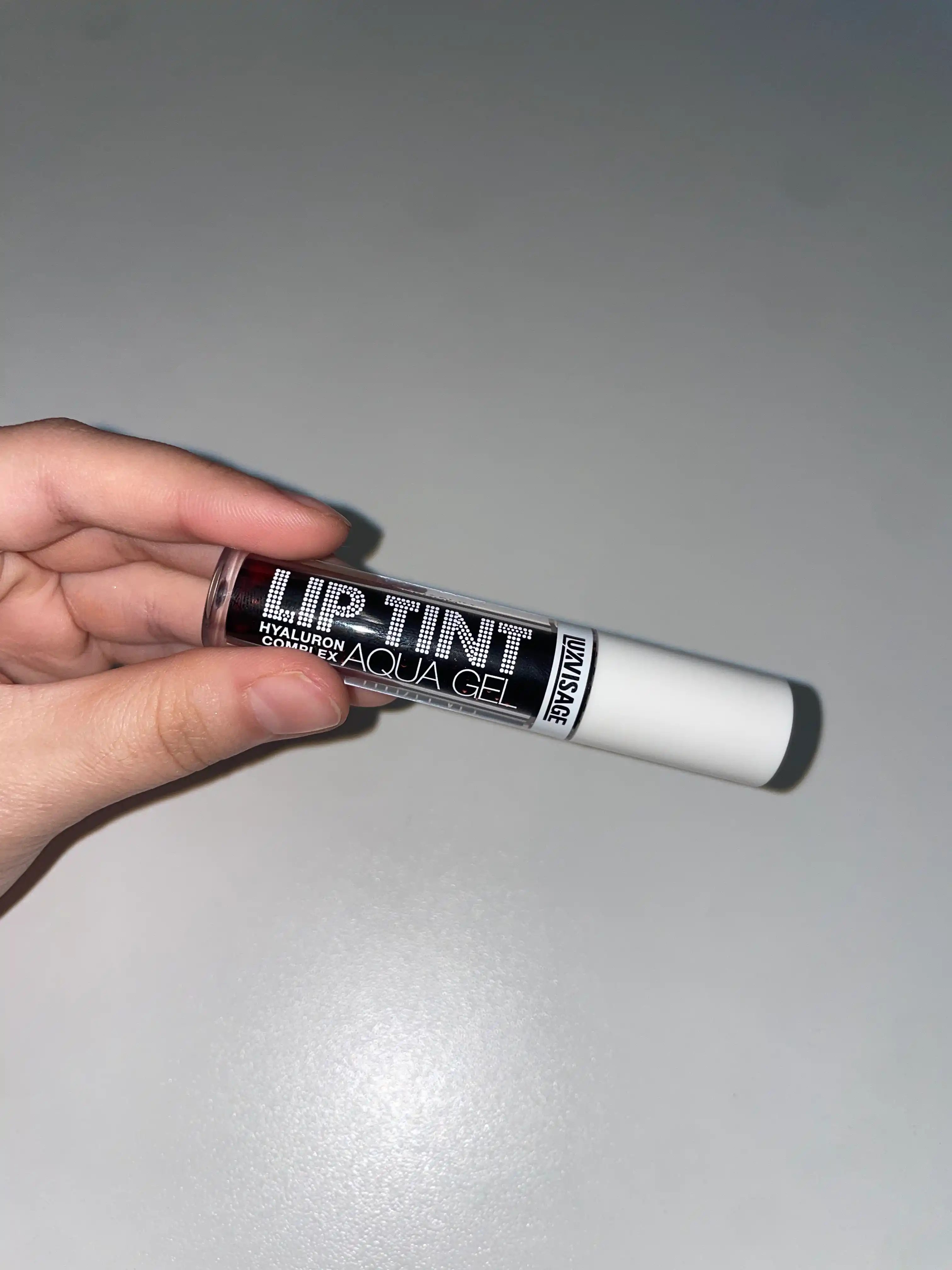Оттеночный гель тинт для губ с гиалуроновым LUXVISAGE LIP TINT AQUA GEL, тон 8 видов