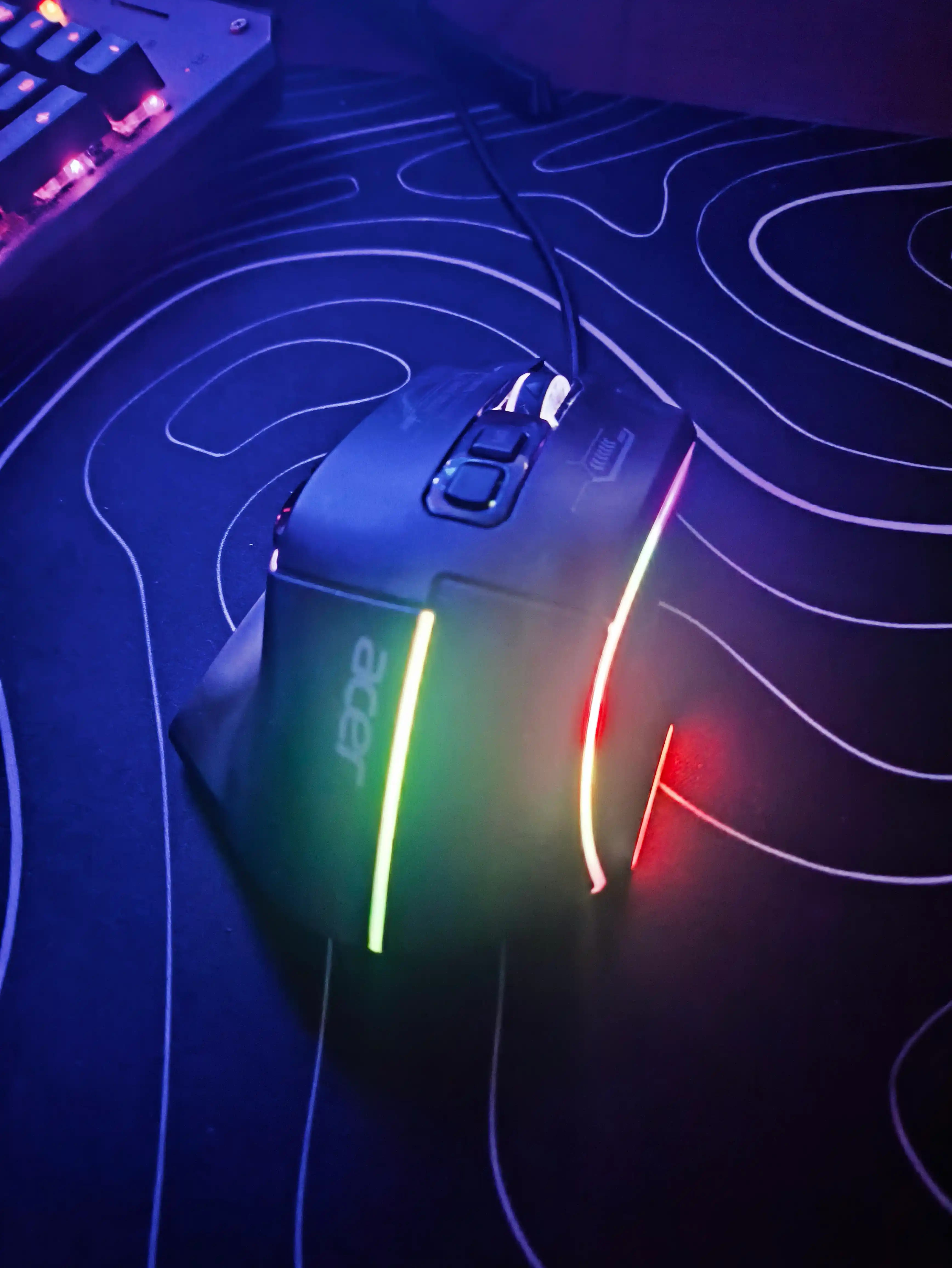 Игровая мышь Acer OMW950 RGB 7200 DPI — точность, скорость и полный контроль