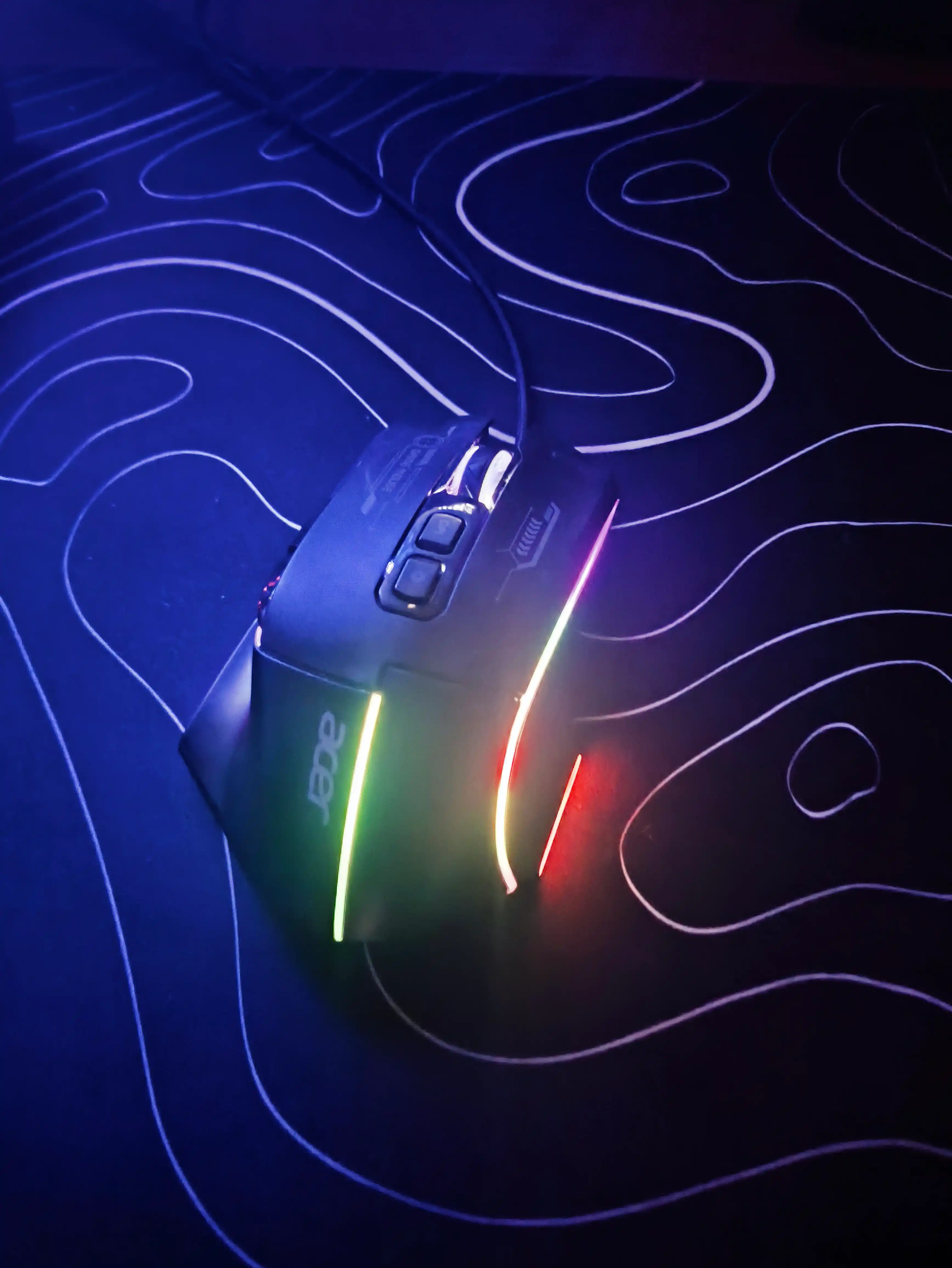 Игровая мышь Acer OMW950 RGB 7200 DPI — точность, скорость и полный контроль