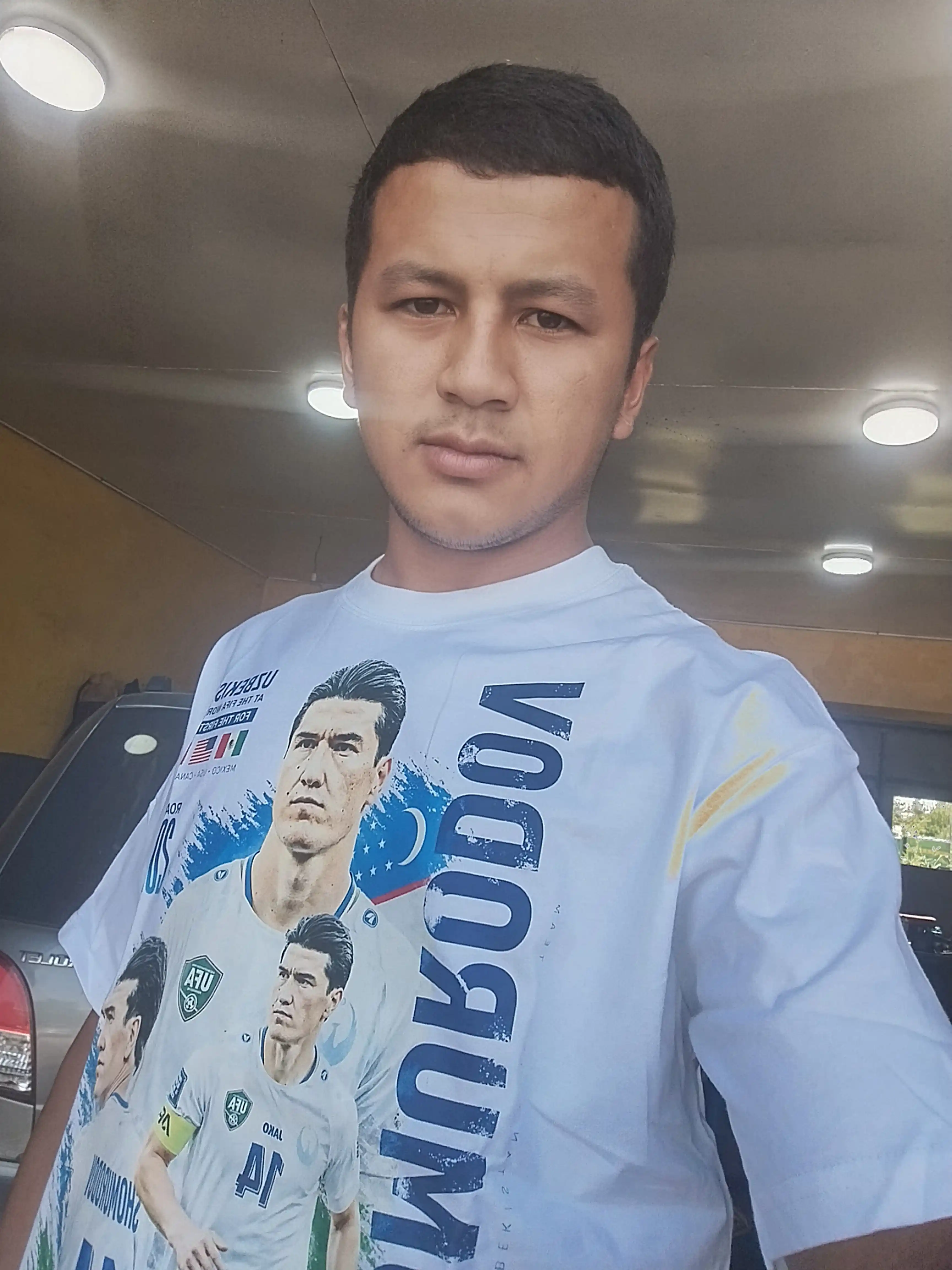 Oʻzbekiston terma jamoasi futbolkasi FIFA World Cup 2026. 100% paxta