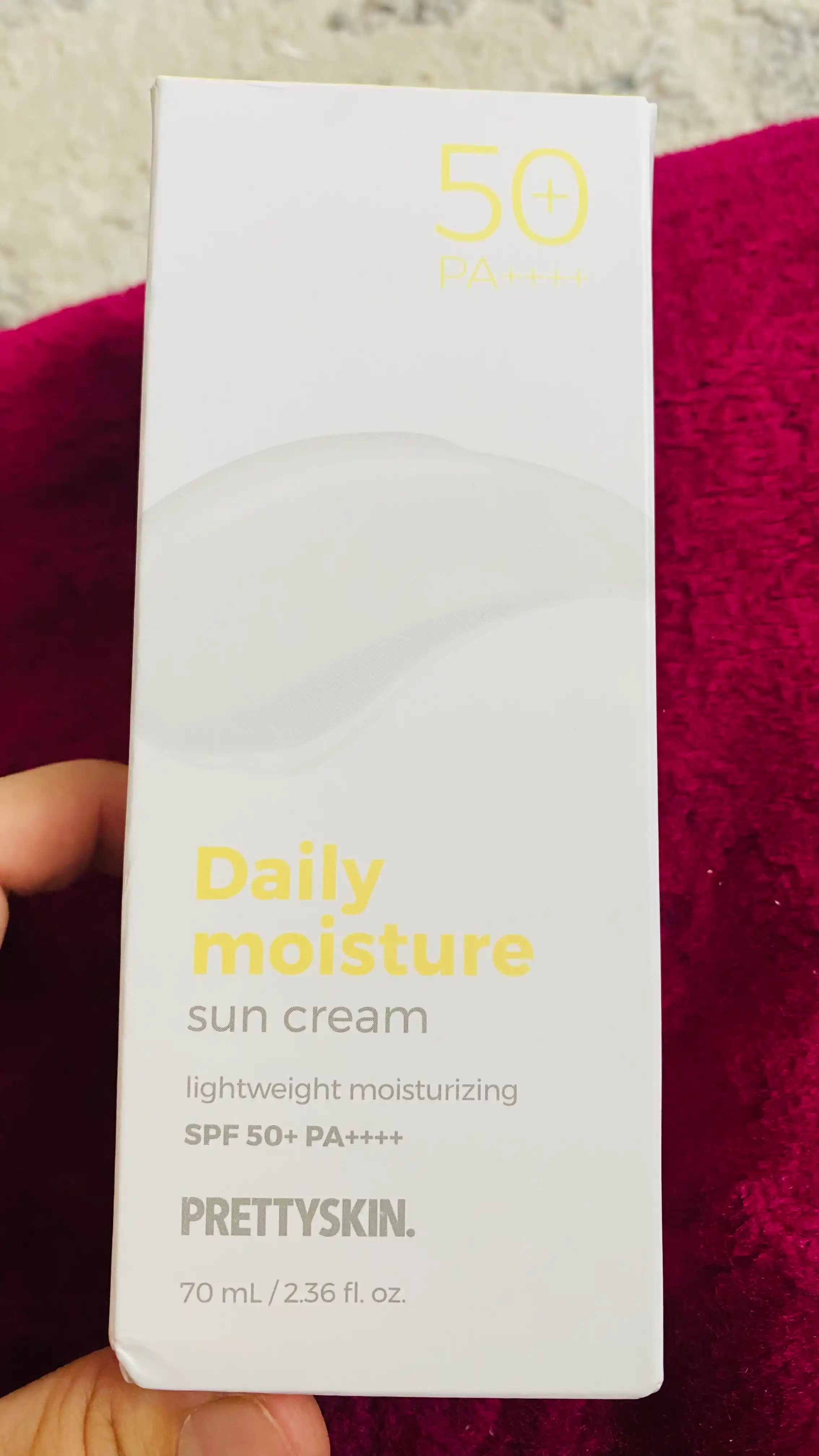 SPF 50+ PA++++ Ton beruvchi quyosh kremi — yuz uchun, himoya va parvarish
