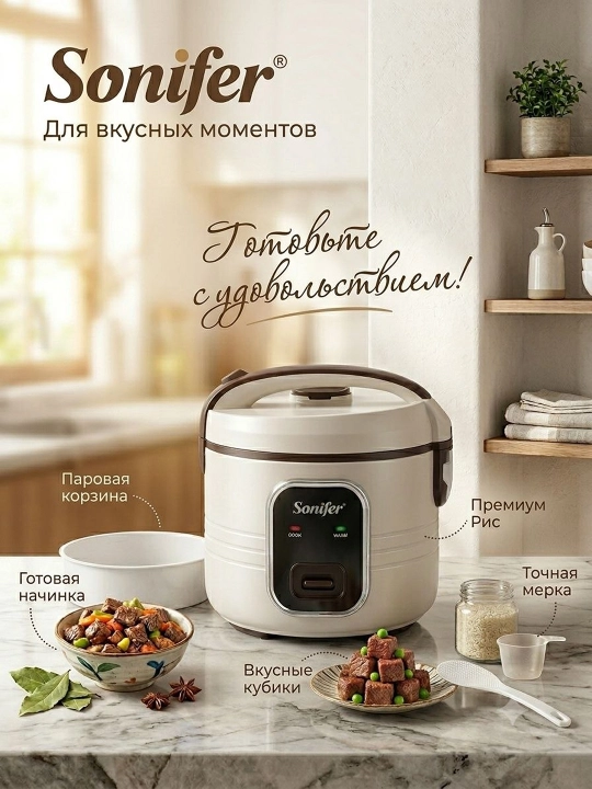 Рисоварка Sonifer SF-4038