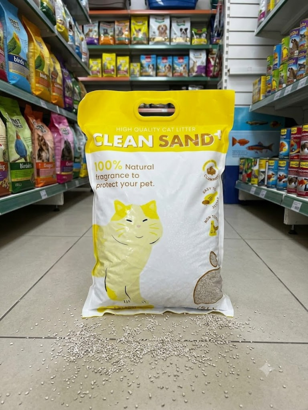 ICare Cat Litter – Mushuklar uchun yuqori sifatli gigiyenik qum 5litr(4kg)