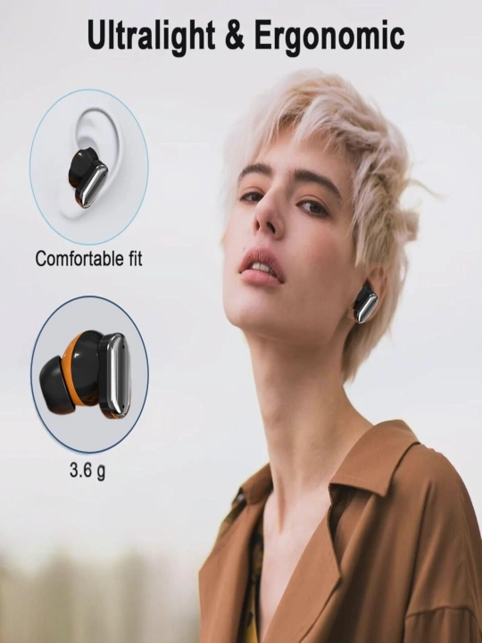 Mikrofon, sensorli boshqaruv va IPX5 himoyasi bilan simsiz Bluetooth 6.0 minigarnituralari