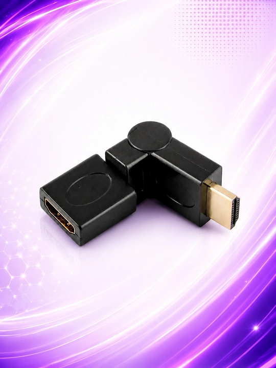 HDMI 19M HDMI 19F aylanuvchi adapter 360° 180° bukiluvchi, Full HD 1080P, HDMI o'tkazgich