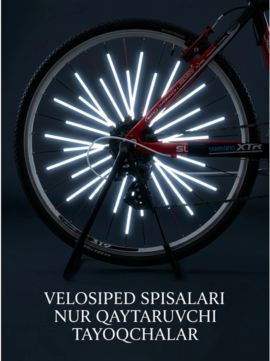 Velosiped kegaylari uchun yorug‘lik qaytaruvchi tayoqchalar - 