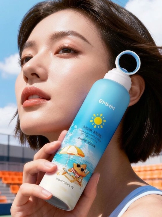 Солнцезащитный спрей SPF50+ — увлажняющий UV спрей, спрей для лица и тела SPF, 150 мл