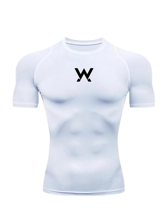 WA kompression futbolkasi, sport, rashgard, erkaklar uchun, fitnes uchun