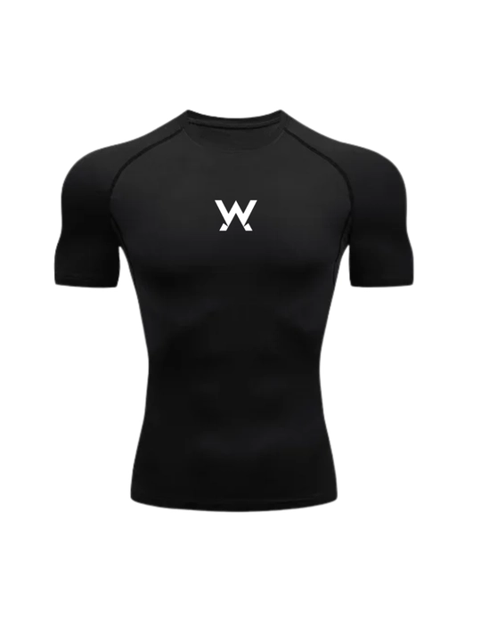 WA kompression futbolkasi, sport, rashgard, erkaklar uchun, fitnes uchun
