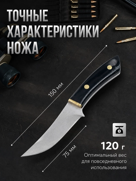 Blade Master turistik pichog‘i g‘ilof va halqa bilan, 3Cr13 po‘lat