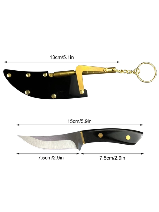 Blade Master turistik pichog‘i g‘ilof va halqa bilan, 3Cr13 po‘lat