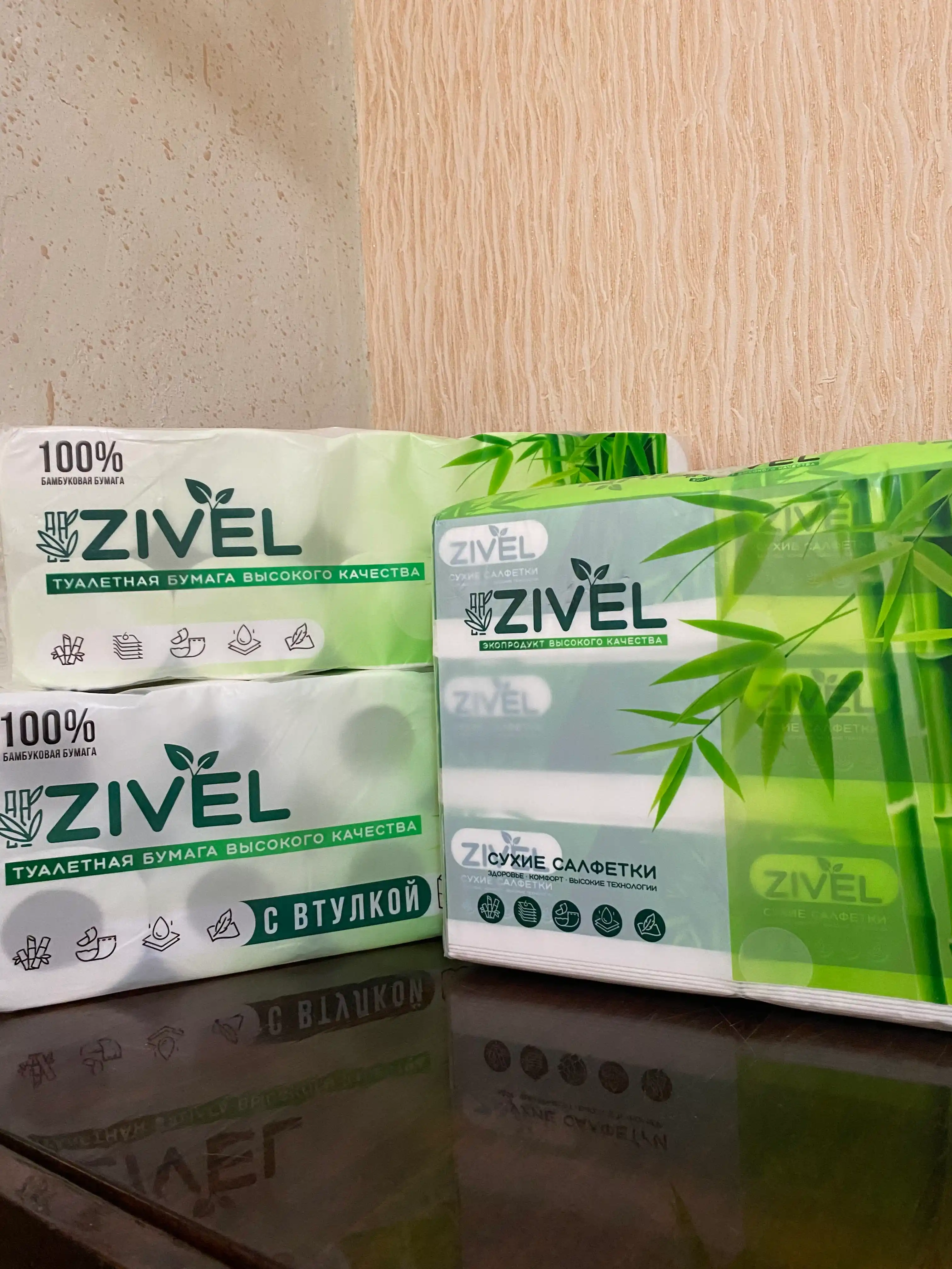 Zivel tualet qogozlari, 6 qavatli