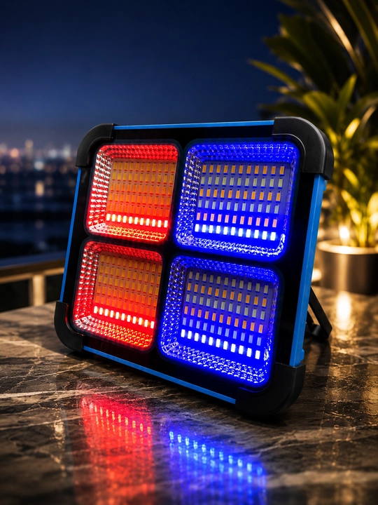 Quyoshli projektor, solar lampa, led projektor, zaryadlanadigan chiroq, camping lampa