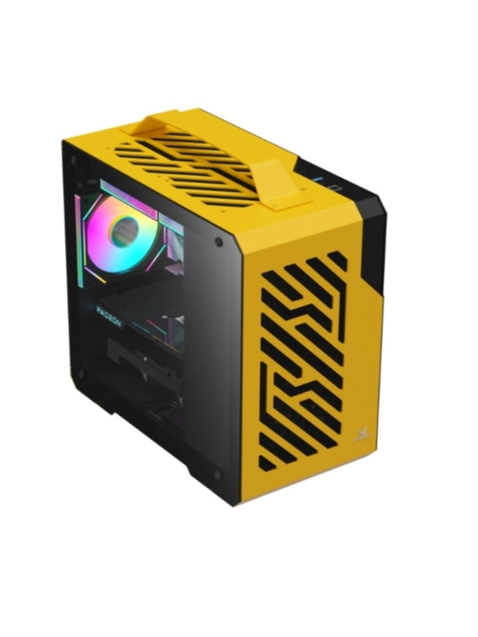 Air Cube G3 Gaming korpus, kompyuter uchun zamonaviy Case, oynali panel, mATX/ITX