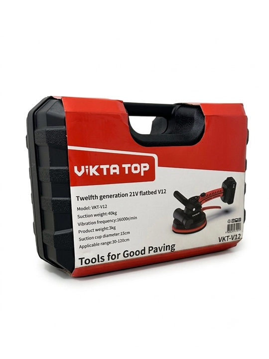 VIKTA Professional Plitka Vibratori 20V 140 mm, 9 Tezlik, 150 kg gacha