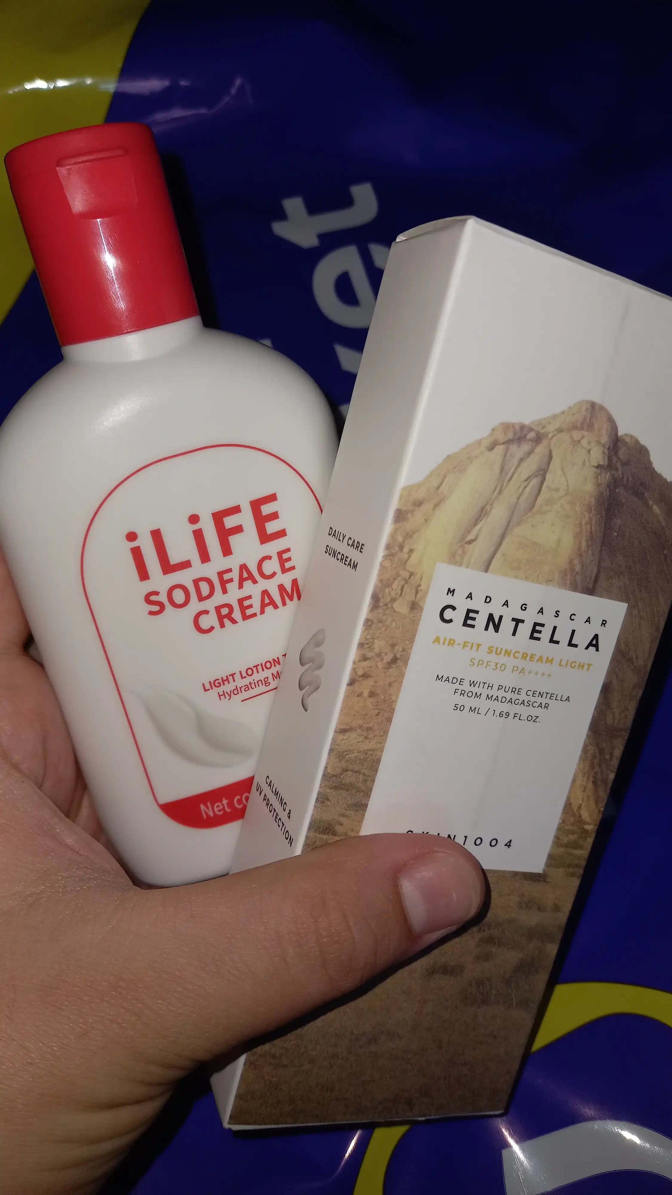 Quyoshdan himoyalovchi krem, SPF krem, CENTELLA: air-fit SPF30, water-fit SPF50