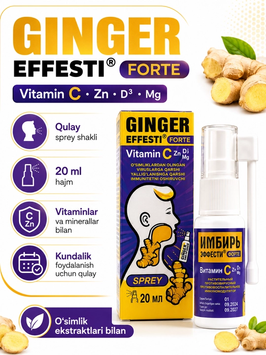 Effesti ginger forte sprey - 