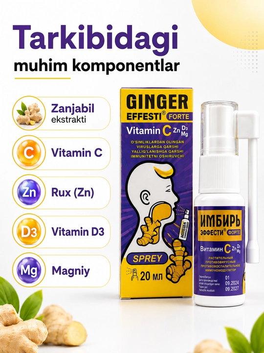 Effesti ginger forte sprey