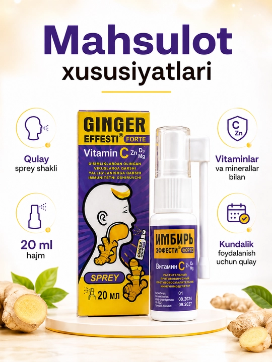 Effesti ginger forte sprey