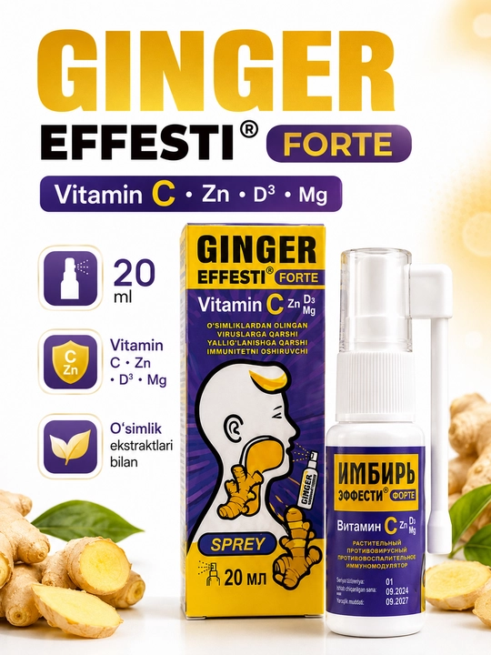 Effesti ginger forte sprey