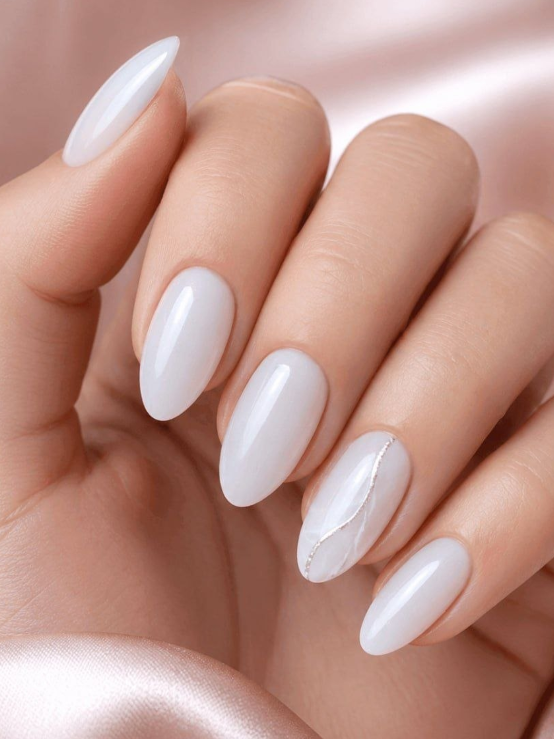 Гель №White, 14 мл, белый молочный моделирующий, для наращивания ногтей
