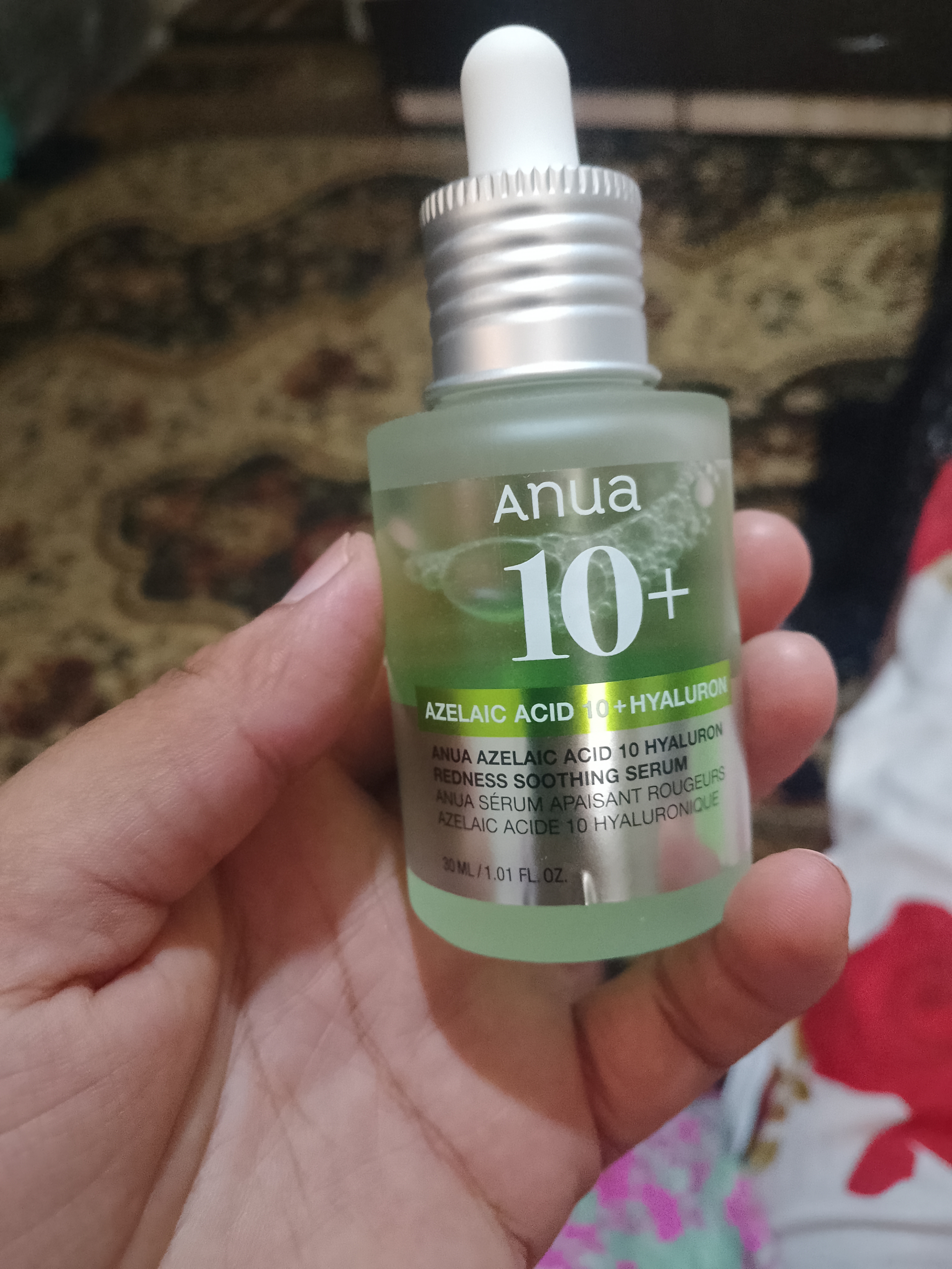 Azelaic Acid 10 Gialuron qizarish uchun tinchlantiruvchi sarum