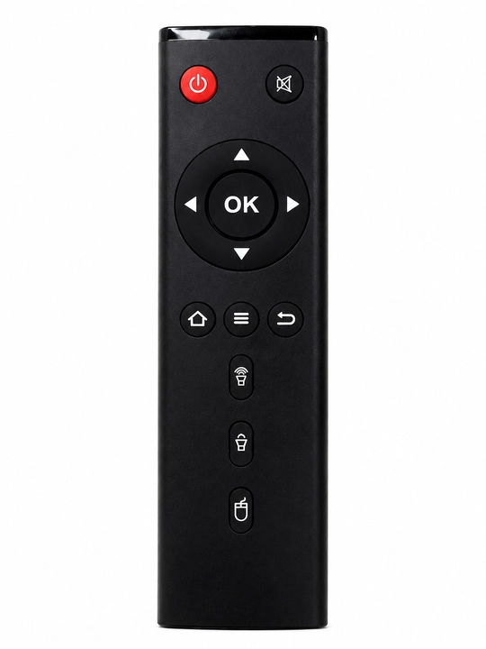 ITV pristavkalari va resiverlari uchun universal pult, IR, Bluetoothsiz, 2×AAA