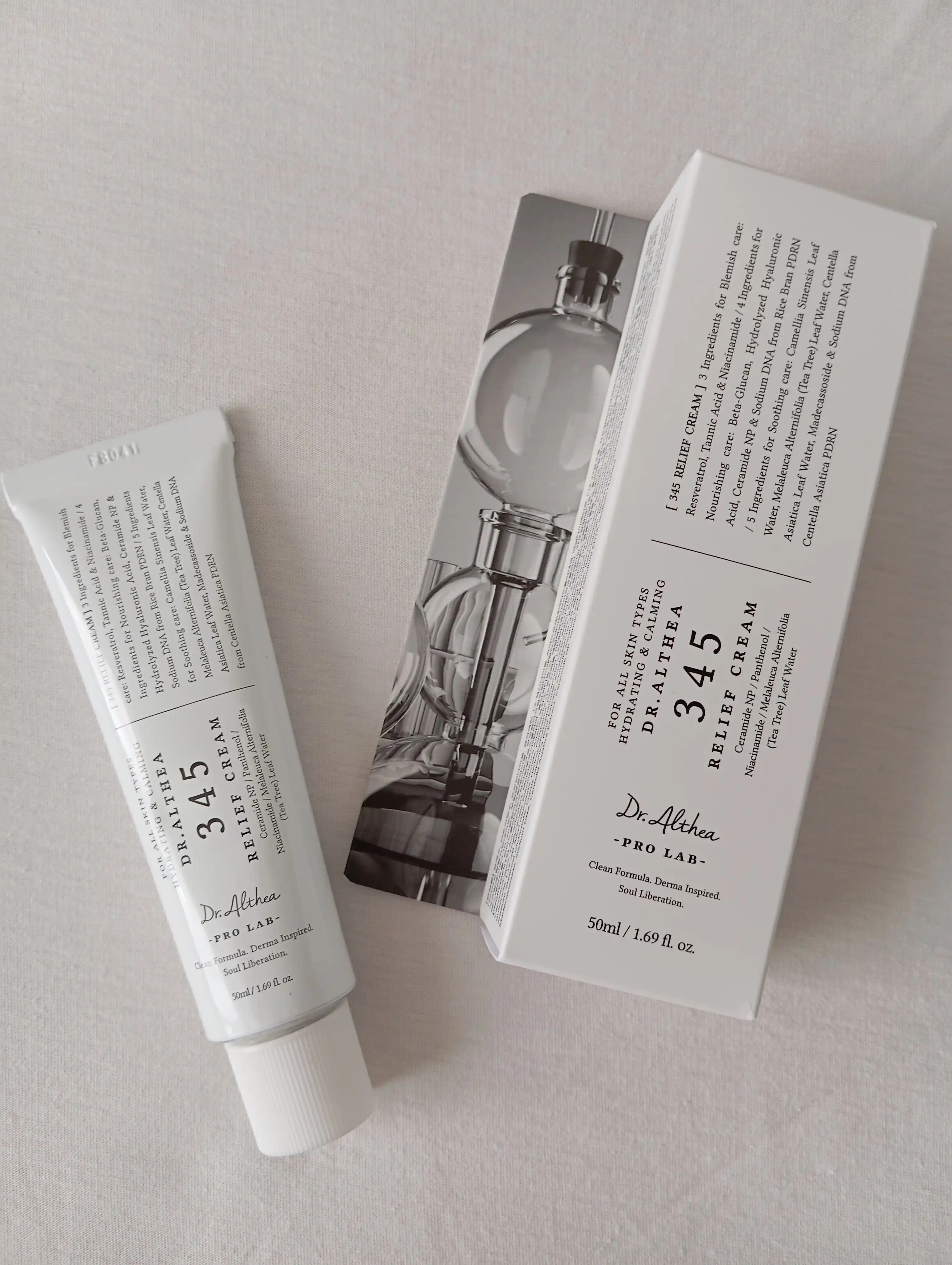 Dr. Althea 345 Relief Cream 50 мл , дневной крем для чувствительной кожи , Корея