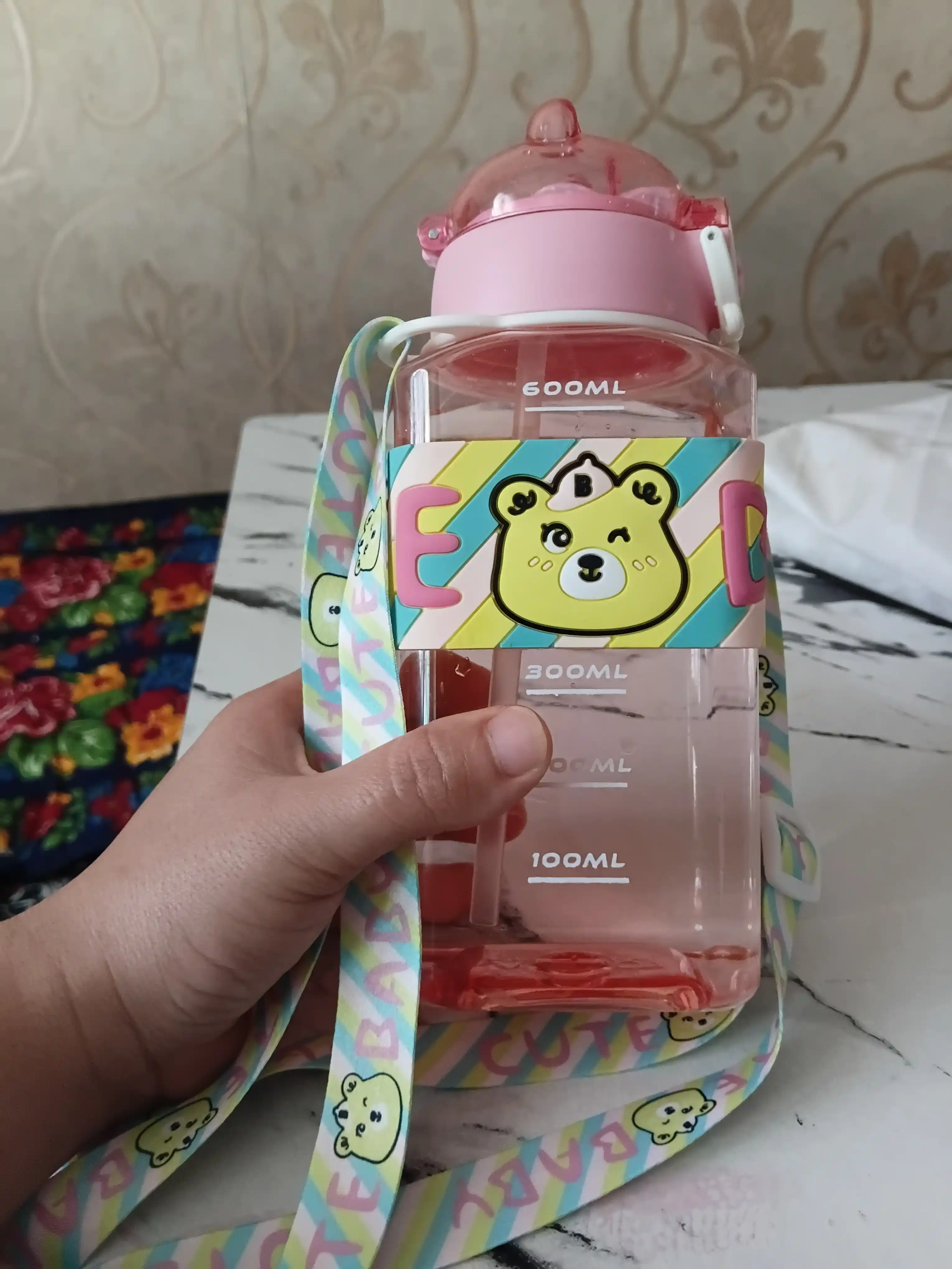 Bolalar uchun sport suv idishi trubkali, BPA FREE, sizdirmaydi, 500 ml