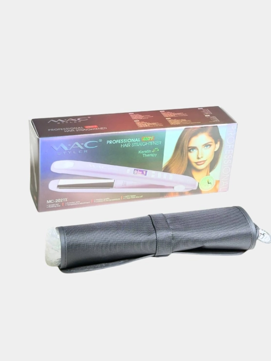 Professional TITAN-CERAMIC  soch tekislovchi dazmol MAC Styler MC-2021, LCD displeyli