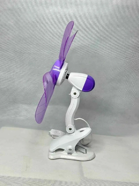 Klipsali elektr ventilyator Clip Fan 360° aylanuvchi, kuchli havo oqimi, stol uchun