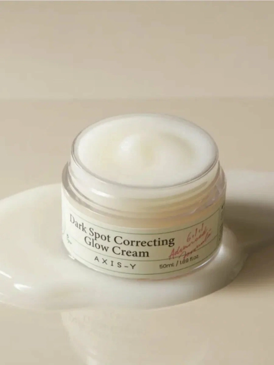 AXIS-Y Dark Spot Correcting Glow Cream yuz kremi pigment va postaknega qarshi 50 ml