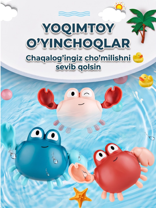 Vanna uchun mexanik qisqichbaqa o‘yinchog‘i - 