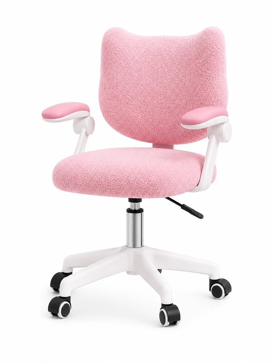 Ergonomik bolalar kompyuter kreslosi,yumshoq  matoli ofis stuli, balandligi sozlanadigan