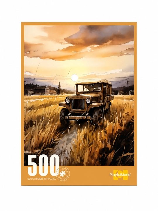 Jigsaw Puzzle —красивий пазл для детей и взрослых,  картонная мозаика, пазл 500 деталей