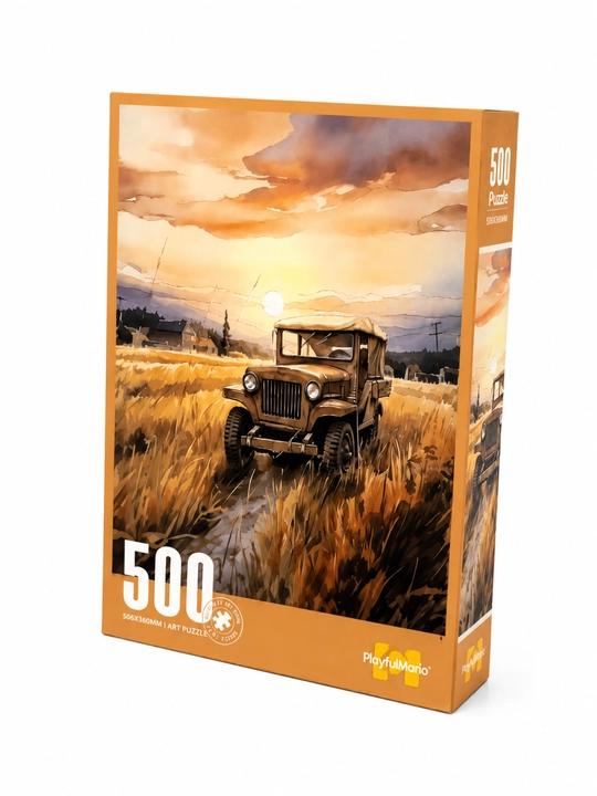 Jigsaw Puzzle —красивий пазл для детей и взрослых,  картонная мозаика, пазл 500 деталей