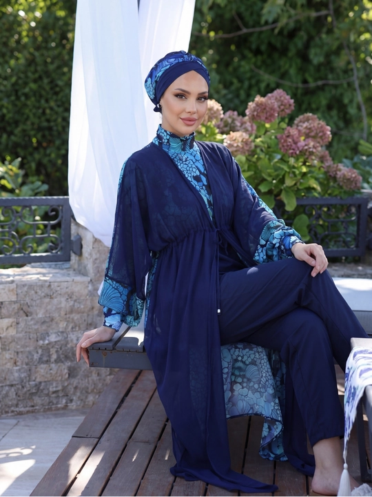 Ayollar uchun, cho'milish kiyimi, yopiq, muslimalar uchun, burkini, katta o‘lchamli