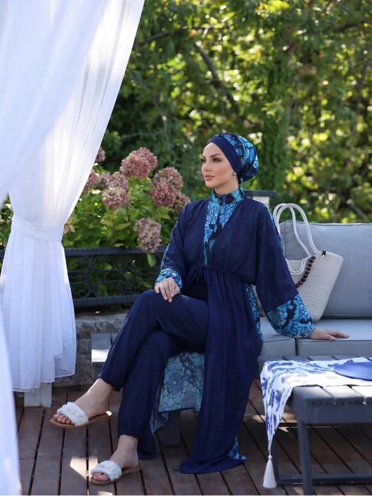 Ayollar uchun, cho'milish kiyimi, yopiq, muslimalar uchun, burkini, katta o‘lchamli
