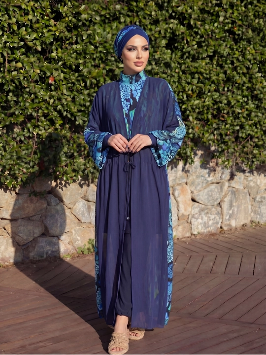 Ayollar uchun, cho'milish kiyimi, yopiq, muslimalar uchun, burkini, katta o‘lchamli