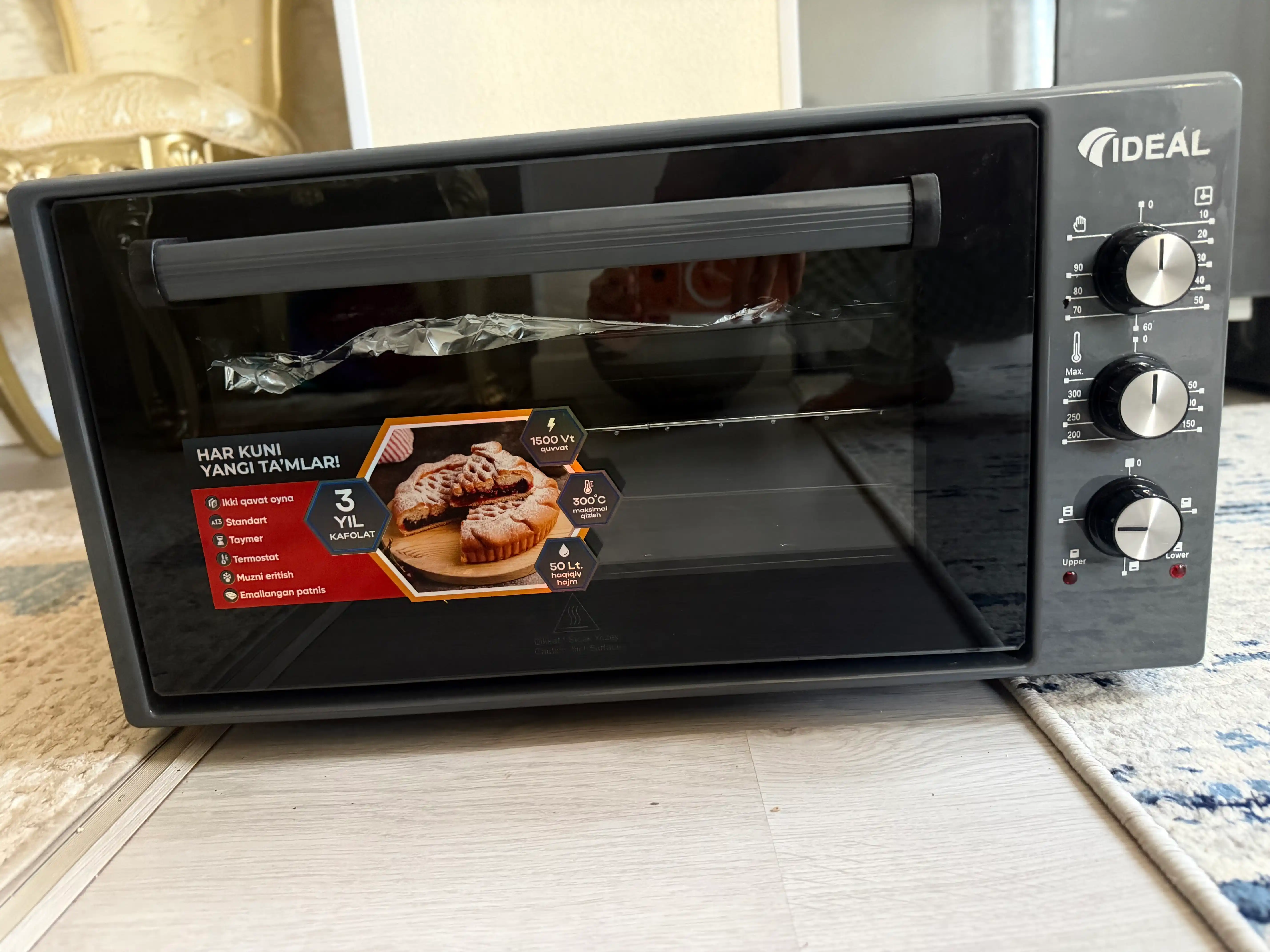 Мини печь Ideal M5000, объём духовки 50 л