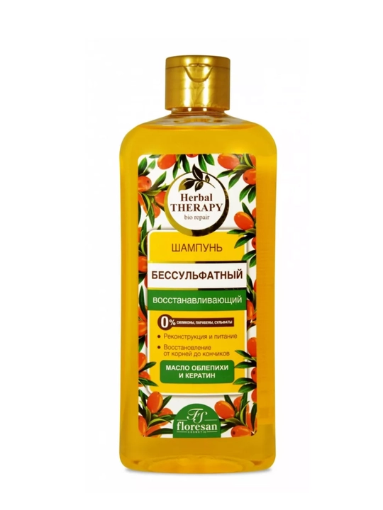 F-735 "Herbal Therapy" sulfatsiz shampuni, 400 ml - 