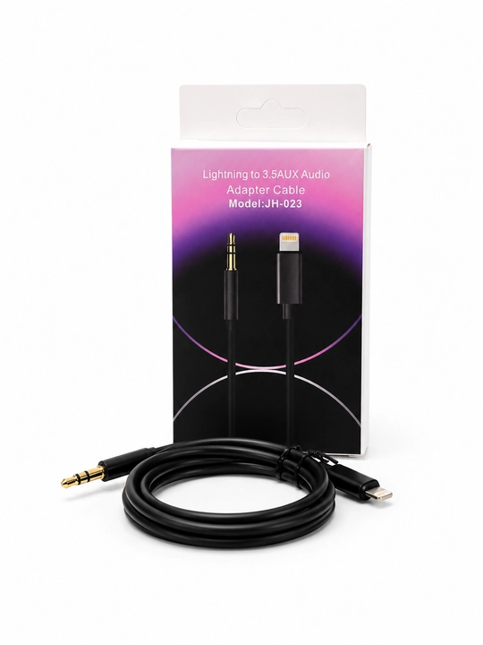 Аудиокабель H-023 Lightning — 3,5 мм AUX, аудиокабель для iPhone