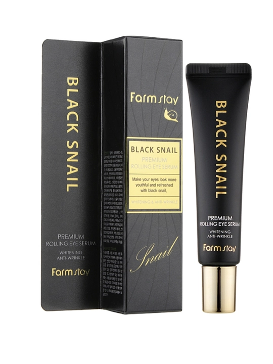 FarmStay Black Snail Premium Rolling Eye Serum, 25 мл - 
