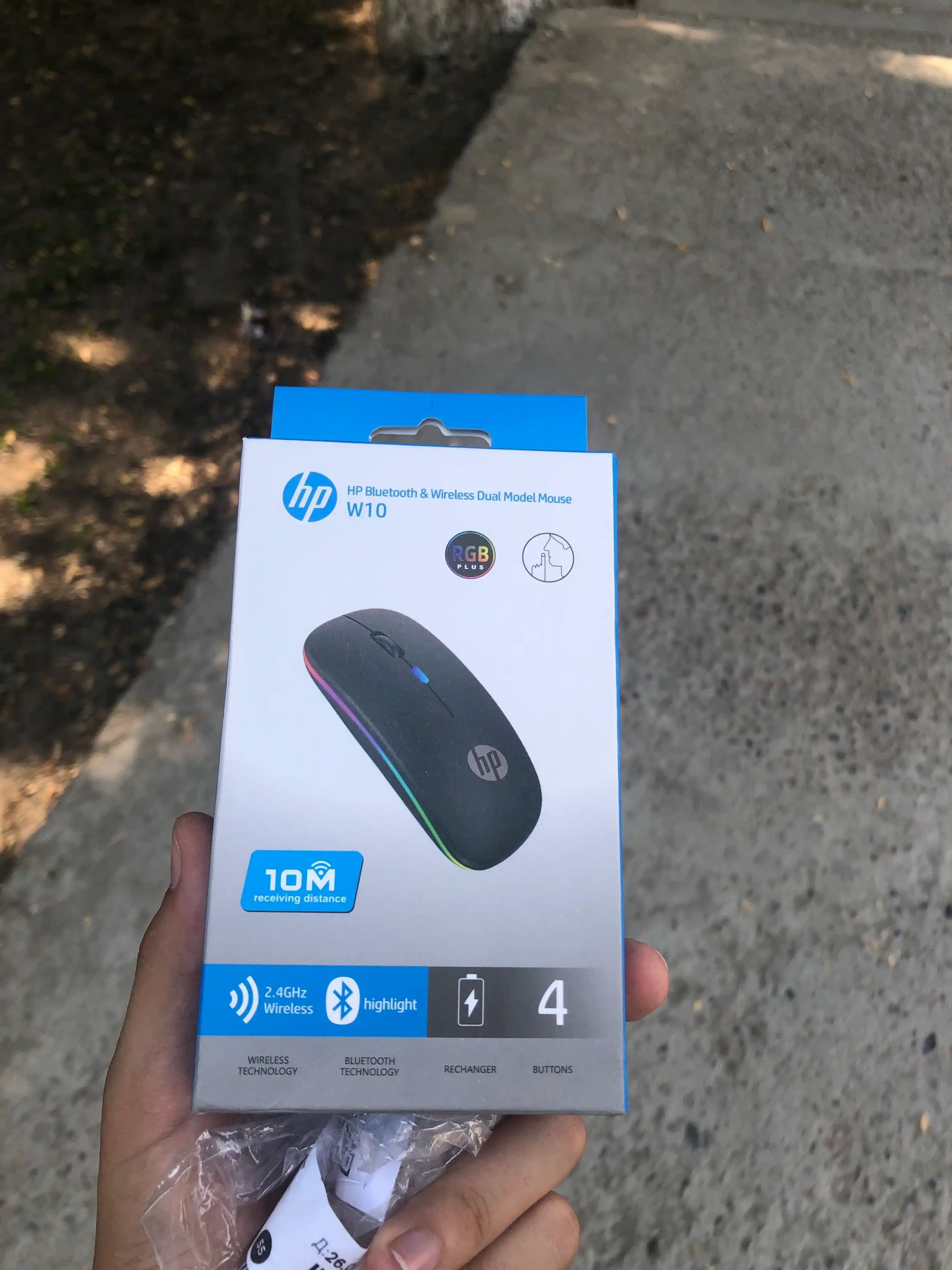 Kompyuter va ofis uchun simsiz sichqonchasi, RGB yoritgichli, Bluetooth/ USB simli