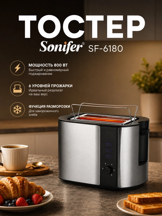 Тостер SONIFER SF-6180 - 