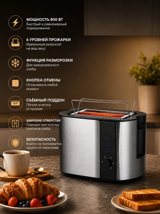 Тостер SONIFER SF-6180
