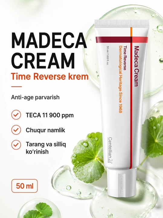 Centellian24 Madeca Cream  — retinol, TECA va gialuron kislotali ajinlarga qarshi krem - 