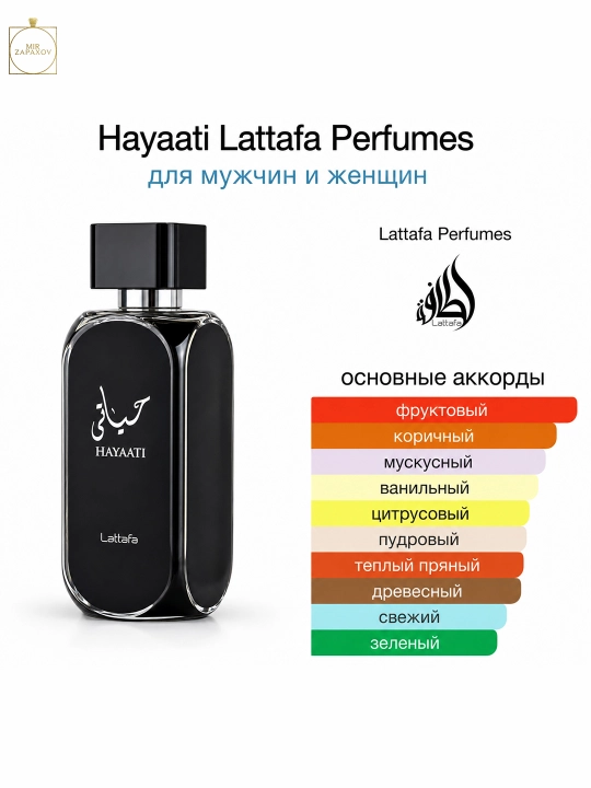 Мужской парфюм Hayaati Black 100 мл, арабские духи, стойкий мужской аромат