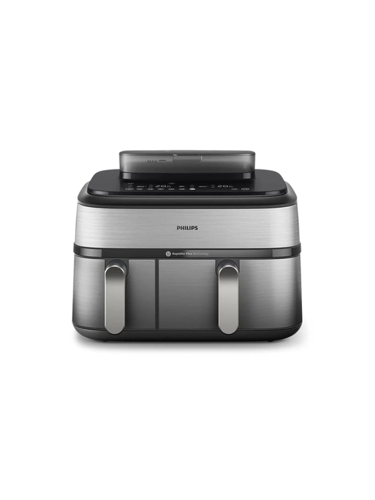 Аэрогриль Philips NA555, пар, двойная корзина, антипригарное покрытие